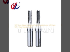 TCT 三刃のスターゲージド 歯直直切機 1/2 シャック TCT 3 フルート直切機